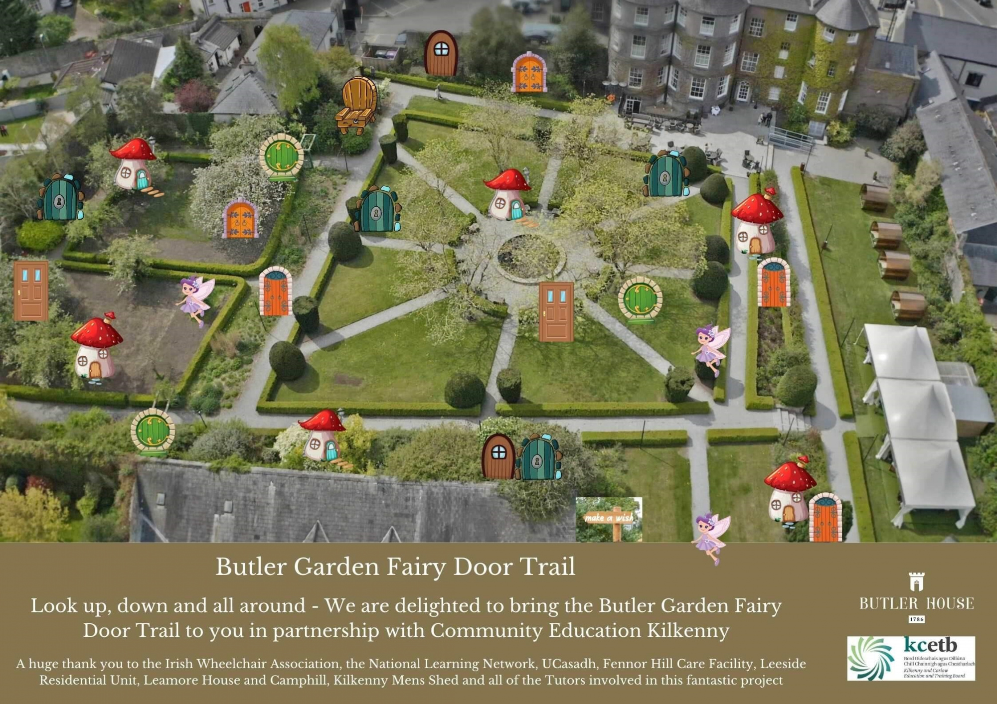 butler house garden trail map