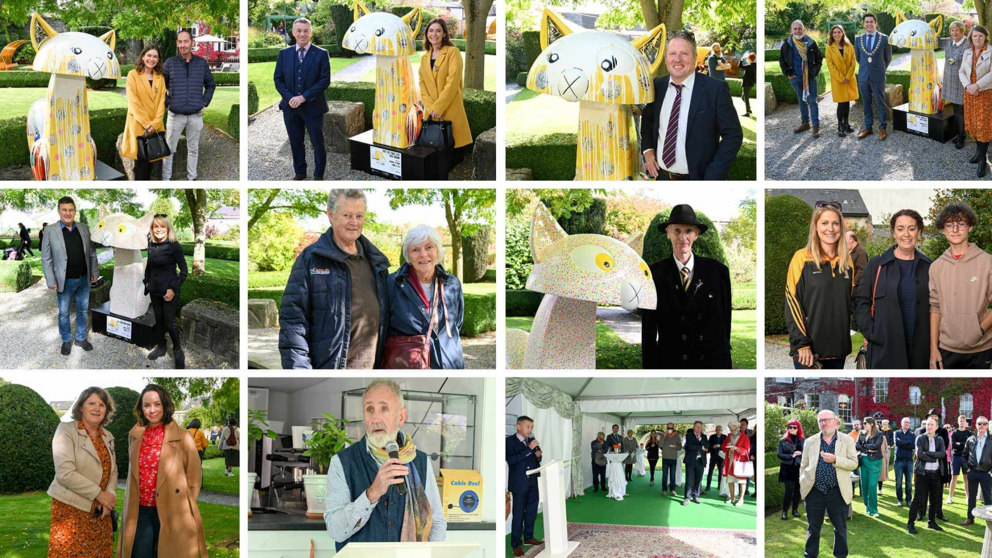 kilkenny catwalk art trail launch at butler house garden